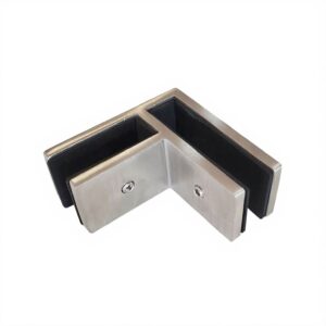 GLASS-TO-GLASS CORNER CONNECTOR 90° THIN STYLE