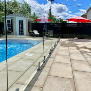 12MM TEMPERED GLASS PANELS, 46" HEIGHT