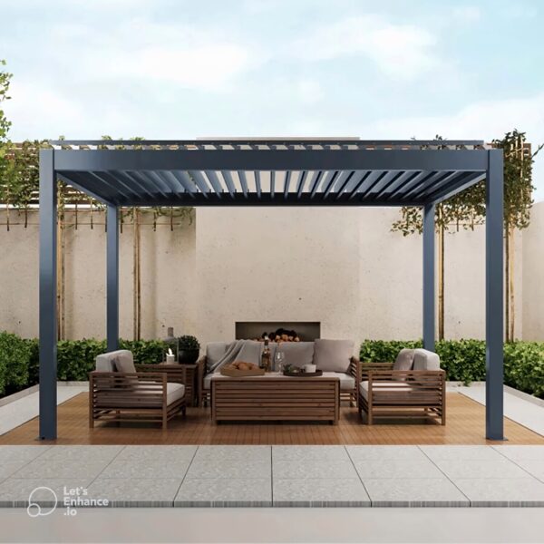 ALUMINUM PERGOLA (10X13 FEET BY 8) - Image 2