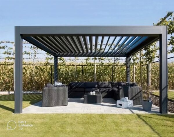 ALUMINUM PERGOLA (10X13 FEET BY 8) - Image 6