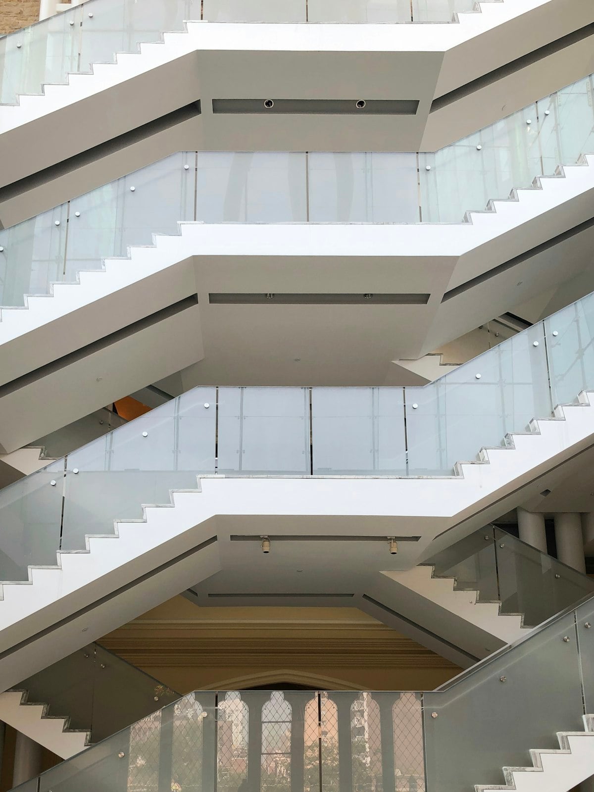 Commercial frameless glass railing project